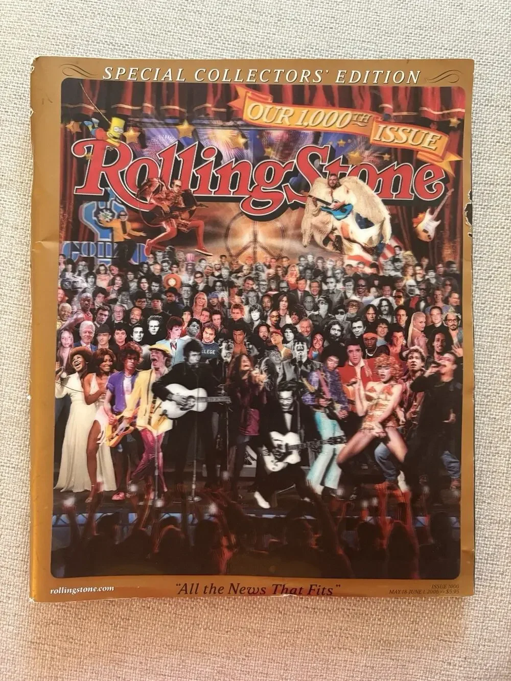 Rolling Stone Magazine 1000th Special Collectors Edition Hologram Cover 2006